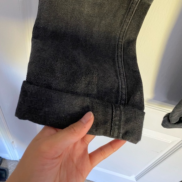 Zara Black Denim Mom Jeans - Picture 4 of 5